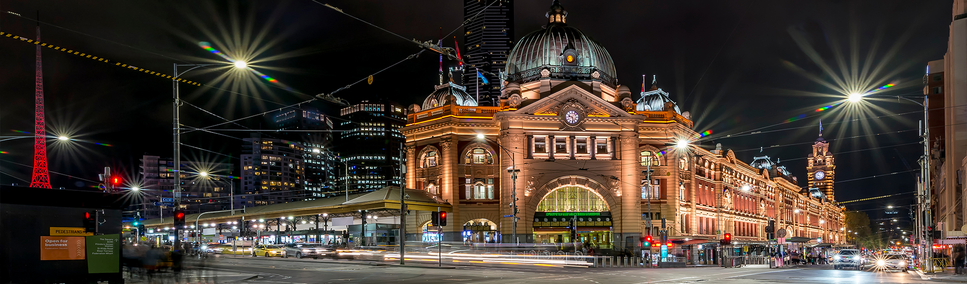 01. Federation Square and Flinders Street Station